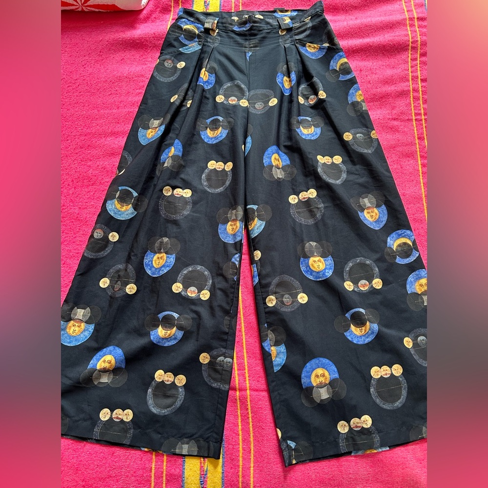 Samatha Pleet Orbit Pants in Galileo Print